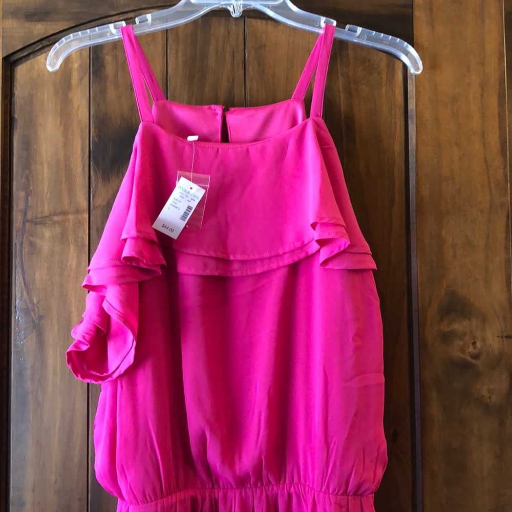 Fuchsia Ruffle Dress - Picture 5 of 5